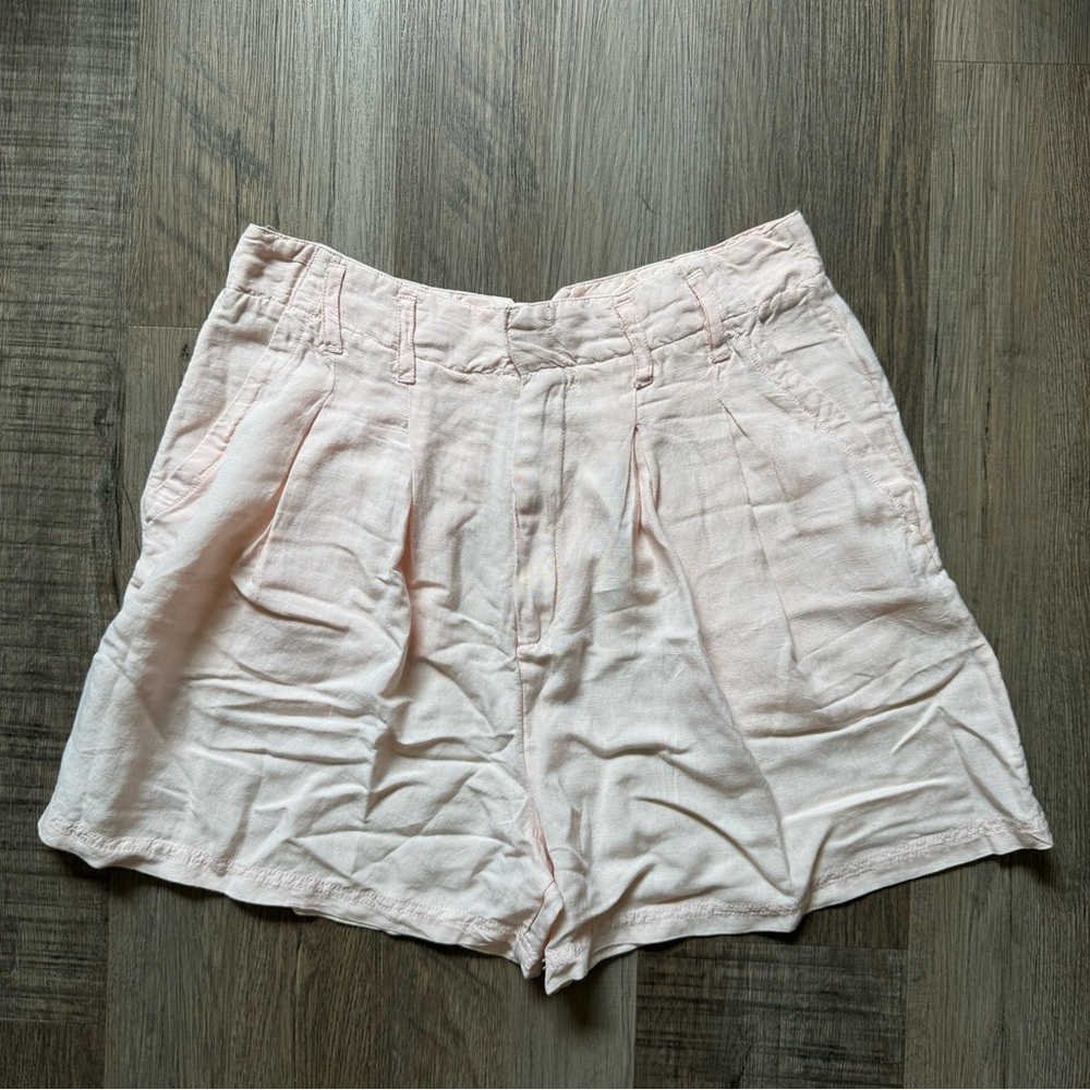 NWT Free People Calla Linen Trouser Shorts - Picture 3 of 13